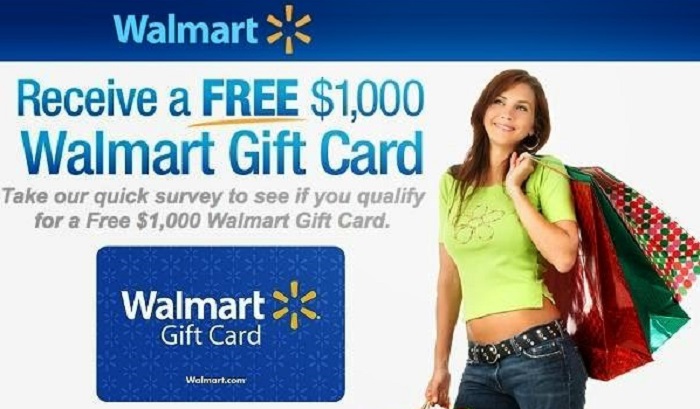 Walmart Survey - Win a 1000$ Walmart Gift Card
